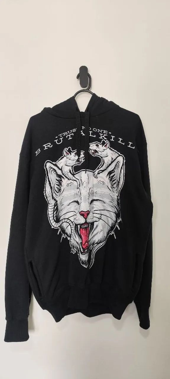 Moletom Brutal Kill Gato Tamanho G