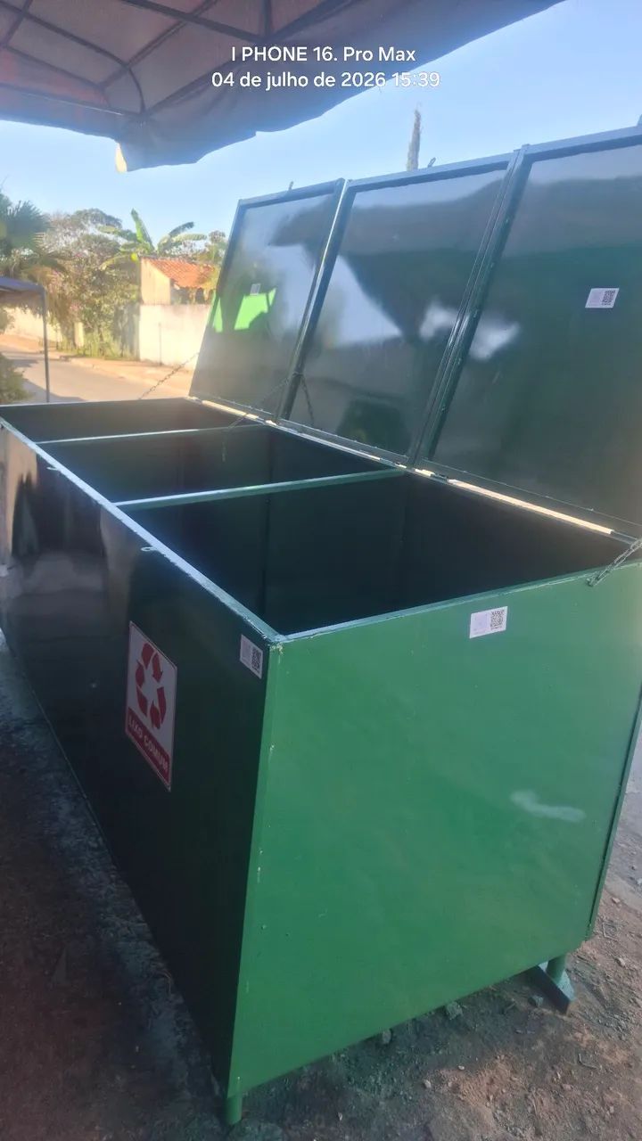 Lixeira grande capacidade 3700lts  - Foto 5