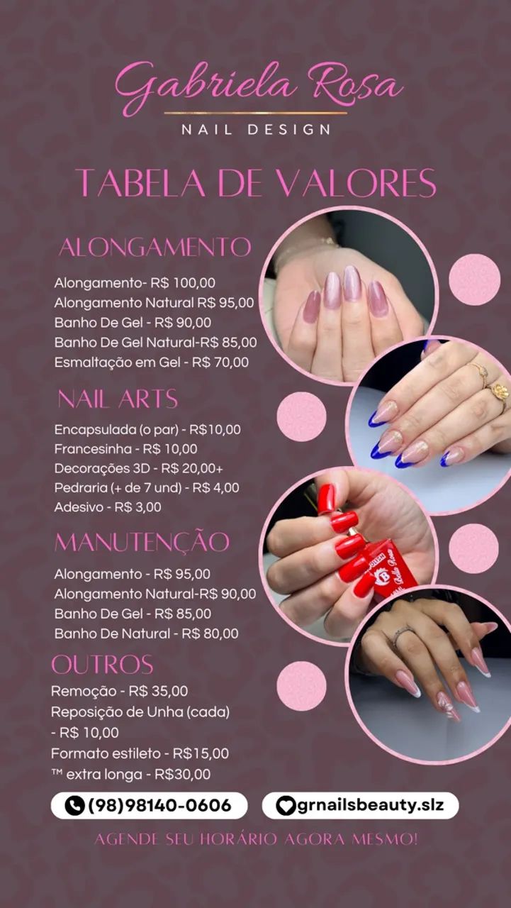 Alongamento de unha em gel