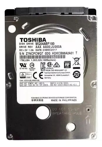 ? HD TOSHIBA DE 1 TB
