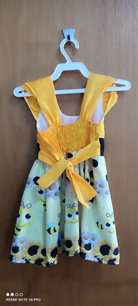 Vestido e Sandália da Abelhinha  - Foto 5