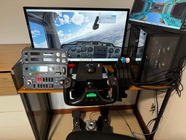 Simulador de Voo Logitech (Kit Completo)