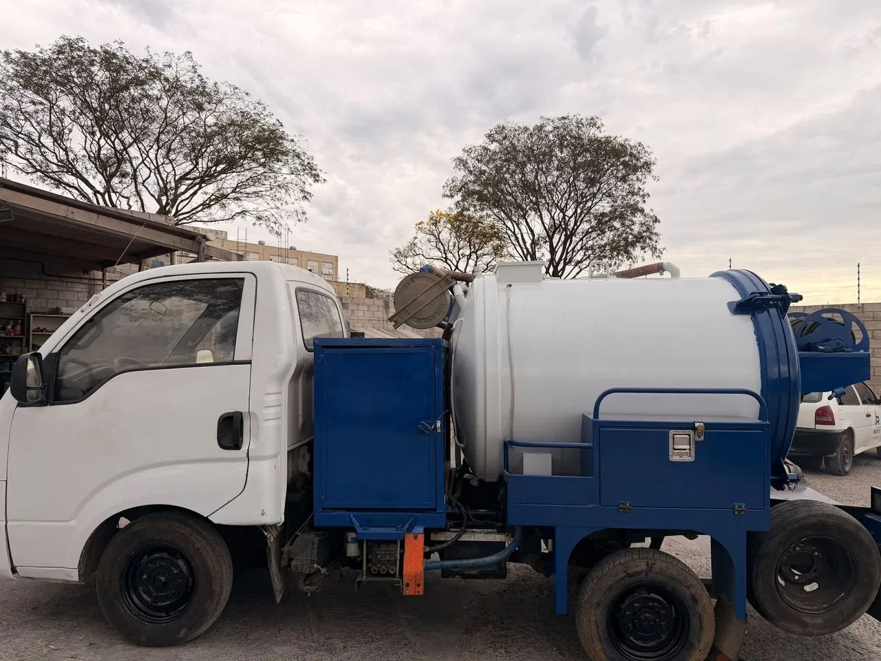 Hidrojateamento vácuo combinado 