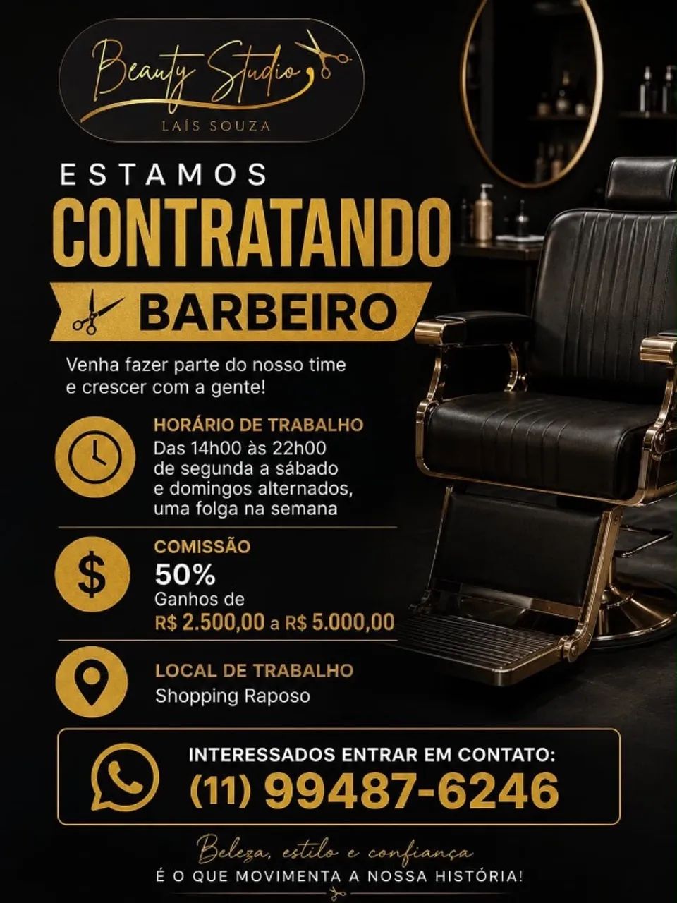 Vaga de Barbeiro 