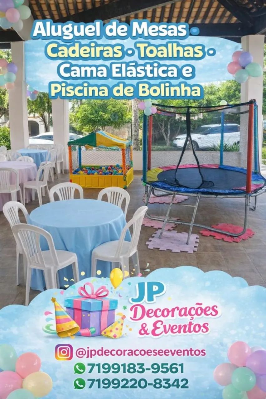 Aluguel de pula pula e piscina de bolinha