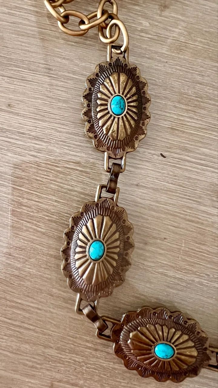 cinto cambodja correntes turquesa - Foto 3