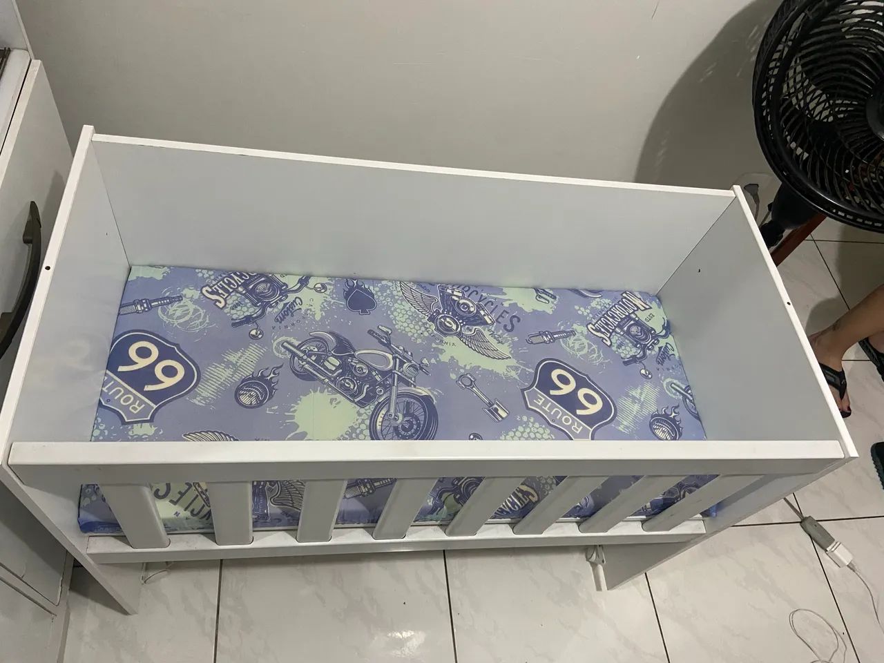 Mini berço+ colchão  - Foto 4