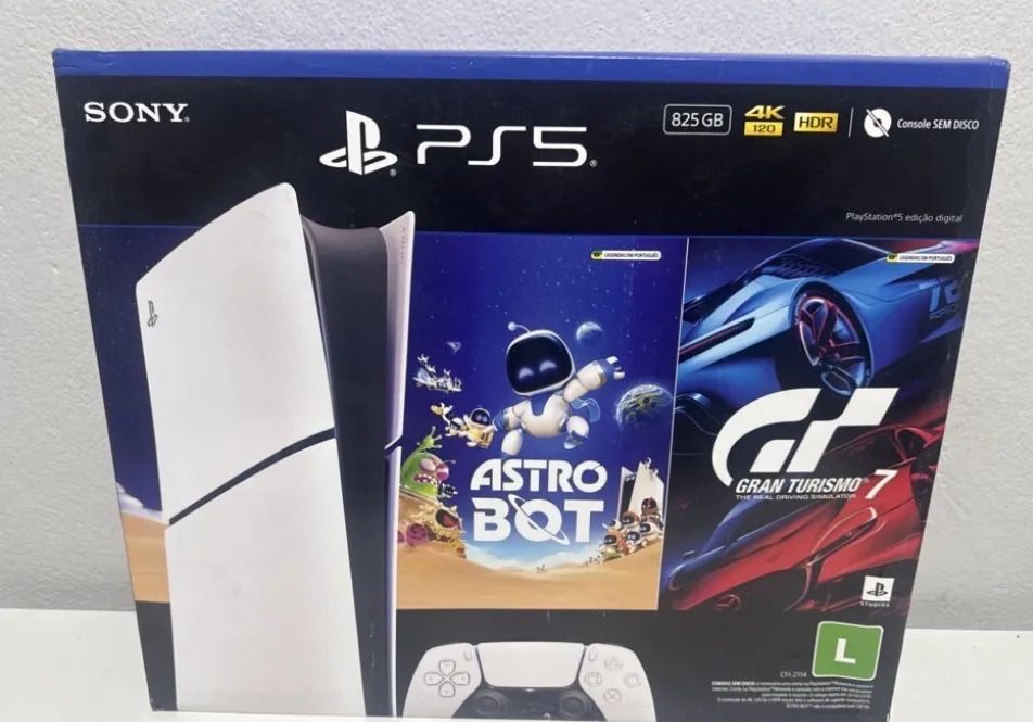 Sony PS5 4K Console (sem disco) - ASTROBOT 825GB 4K