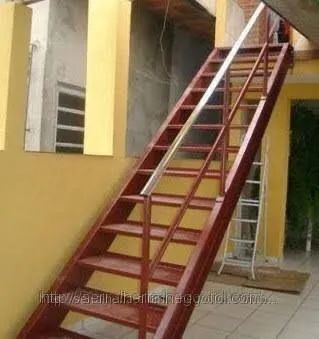 Escada em ferro caracol e reta - Foto 5