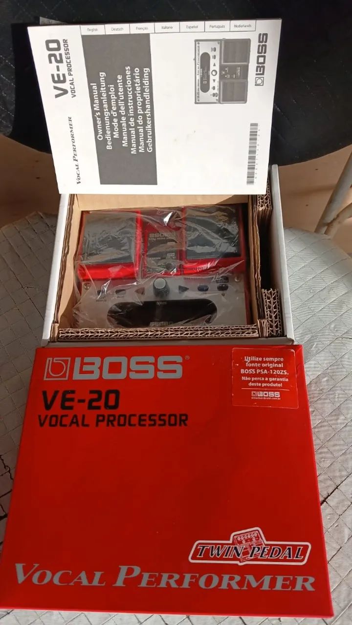 Processador de voz Boss Ve 20 (Novíssimo) - Instrumentos musicais