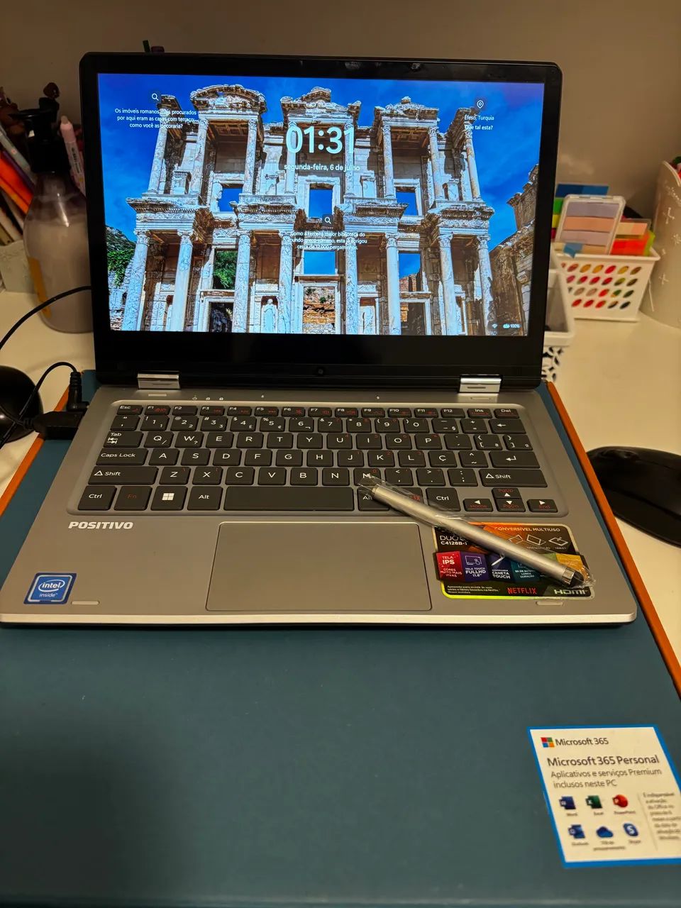 Notebook Duo -Tablet - Windows 11- tela 11,6" -  na caixa com acessórios! - Foto 4