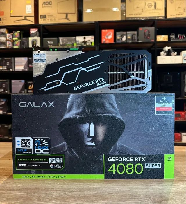 (LOJA FÍSICA) Placa de vídeo RTX 4080 Super Galax SG 16GB - Seminova - Foto 5