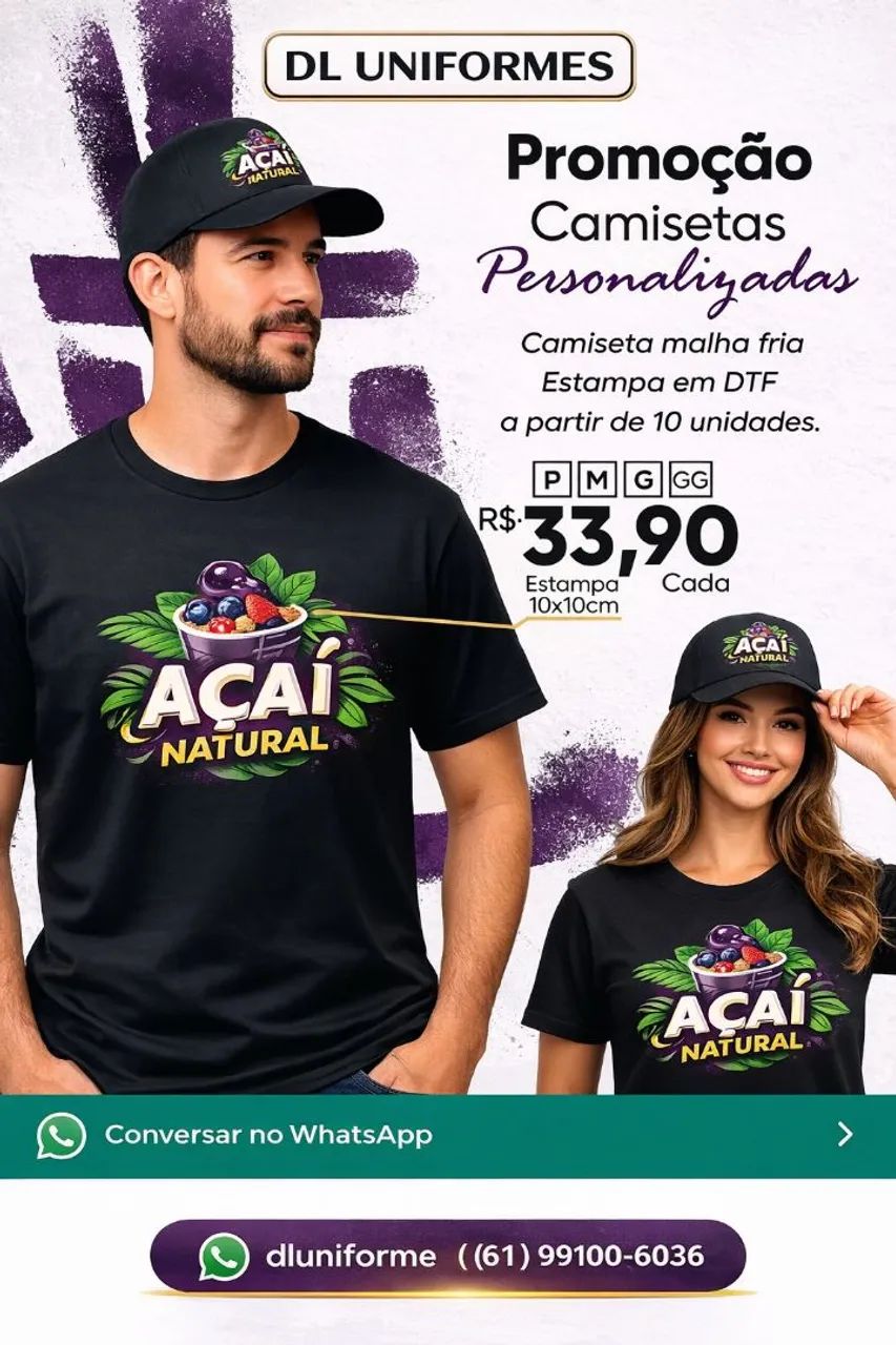 Camiseta Personalizada em DTF - Foto 2