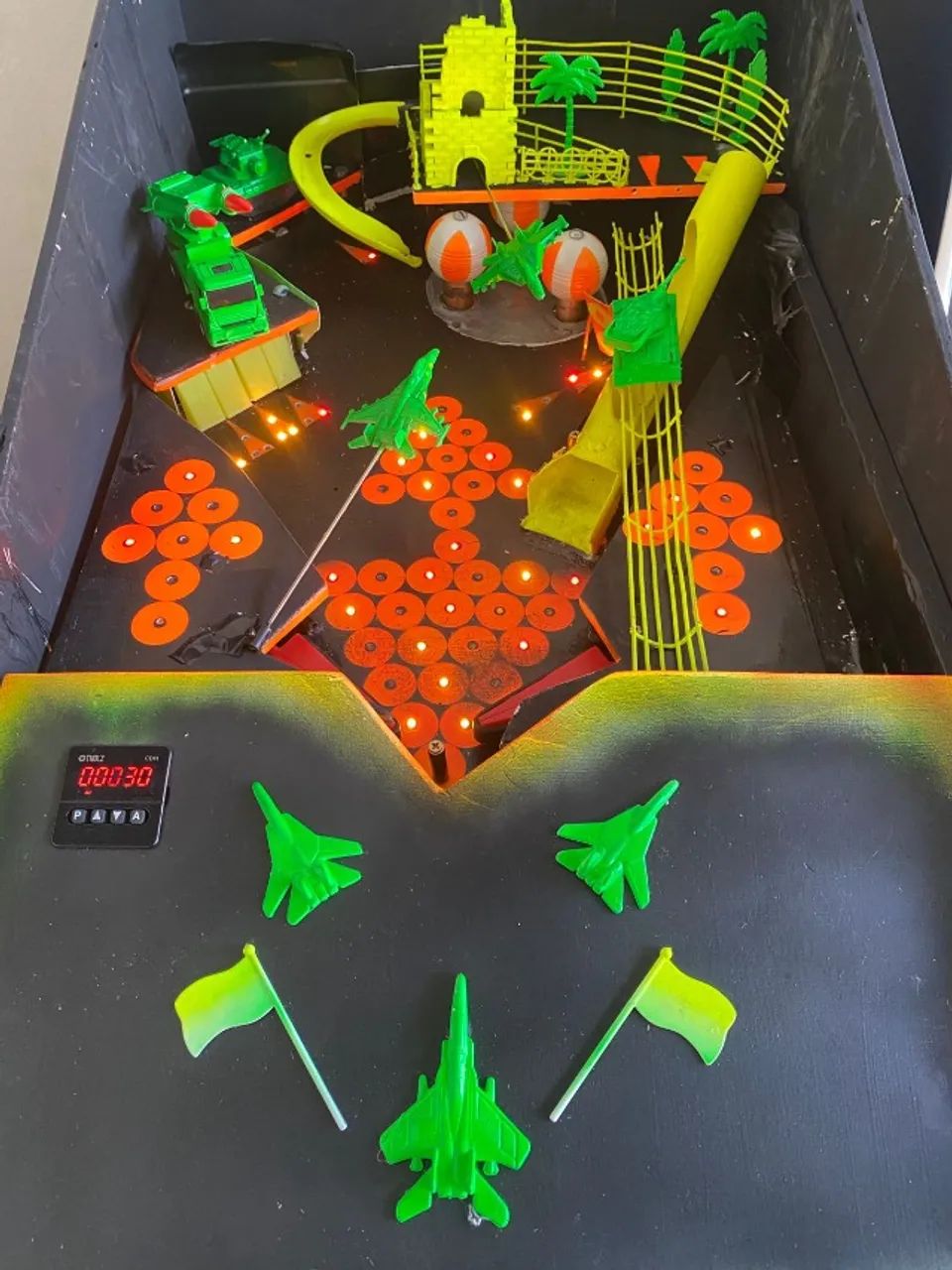  PINBALL MECÂNICO COM BOLA DE AÇO - Foto 2
