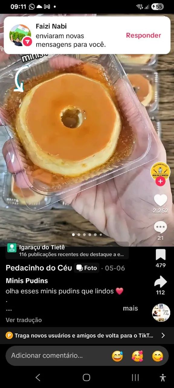 Pudim pequeno 120ml - Foto 3
