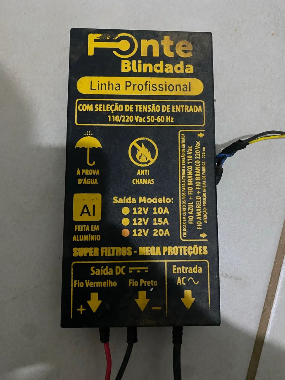 Fonte blindada profissional 