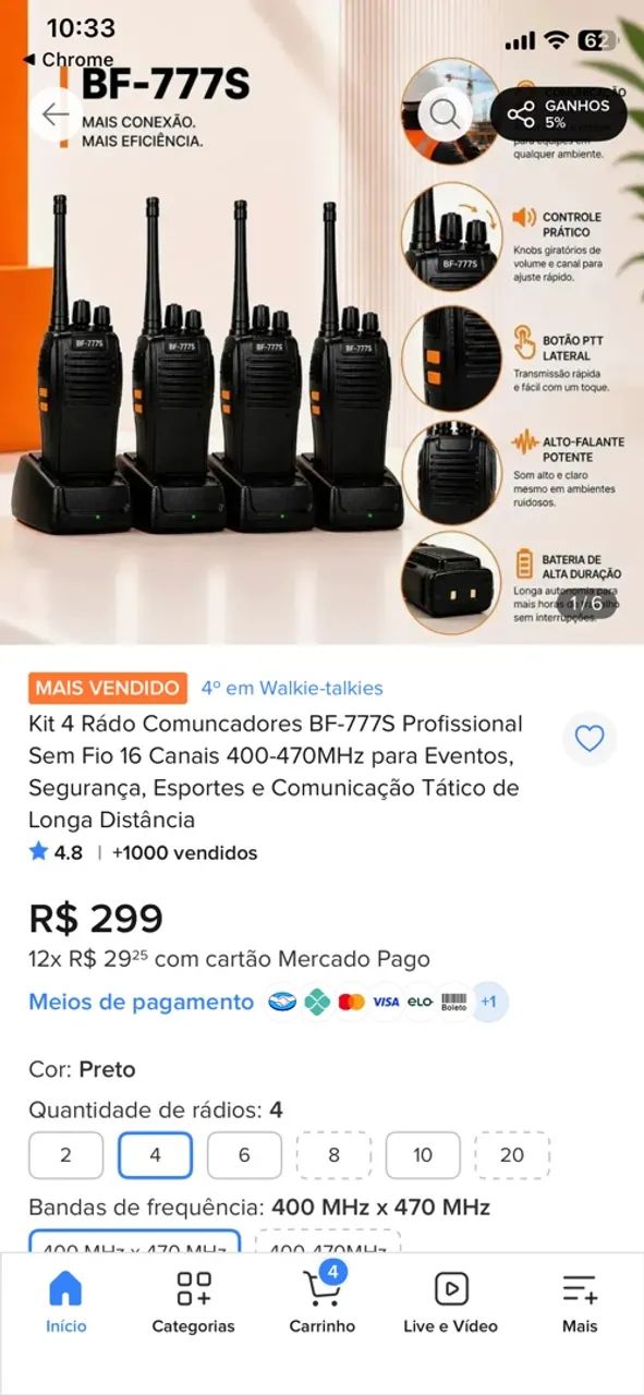 Rádio de comunicação  - Foto 5