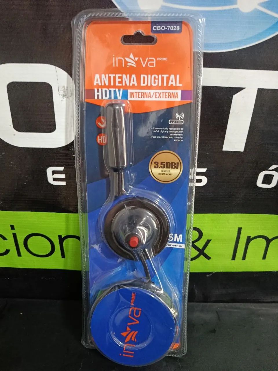 Antena digital interna e externa com cabo de 5mts/ OFERTA IMPERDÍVEL  - Foto 3
