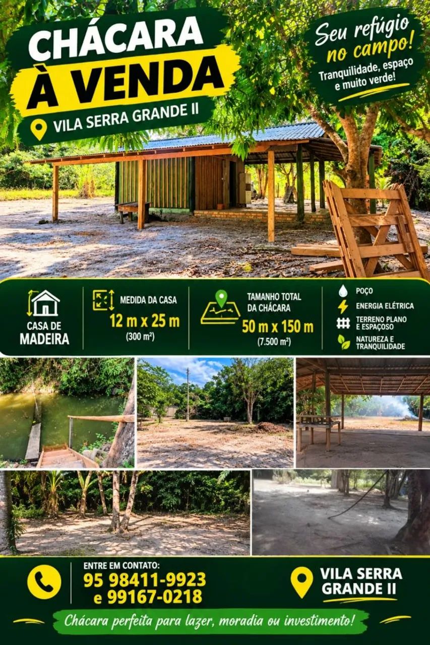 Vende-se Chácara Vila Serra Grande II