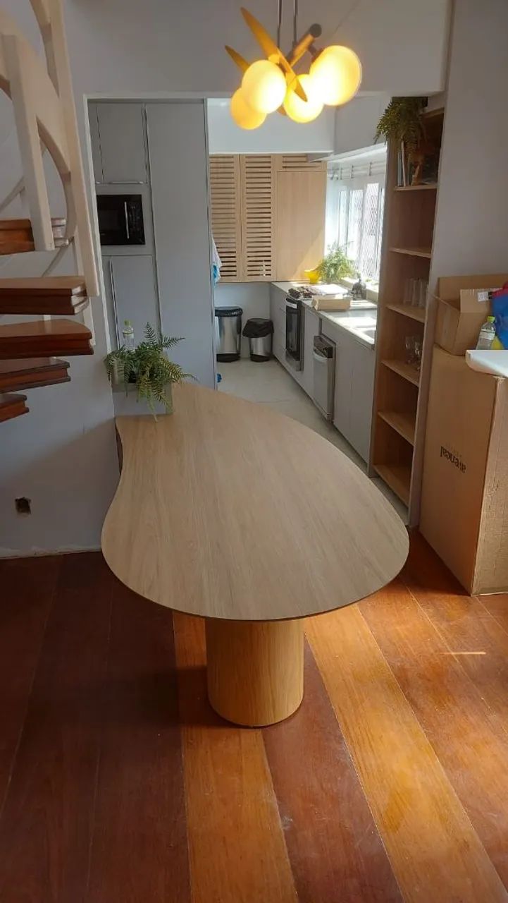 Mesa orgânica personalizada MDF  - Foto 3