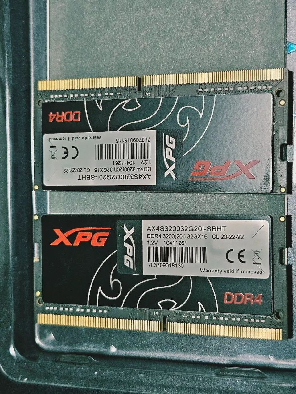 Memória Ram notebook ddr4 64GB (2x32GB) XPG