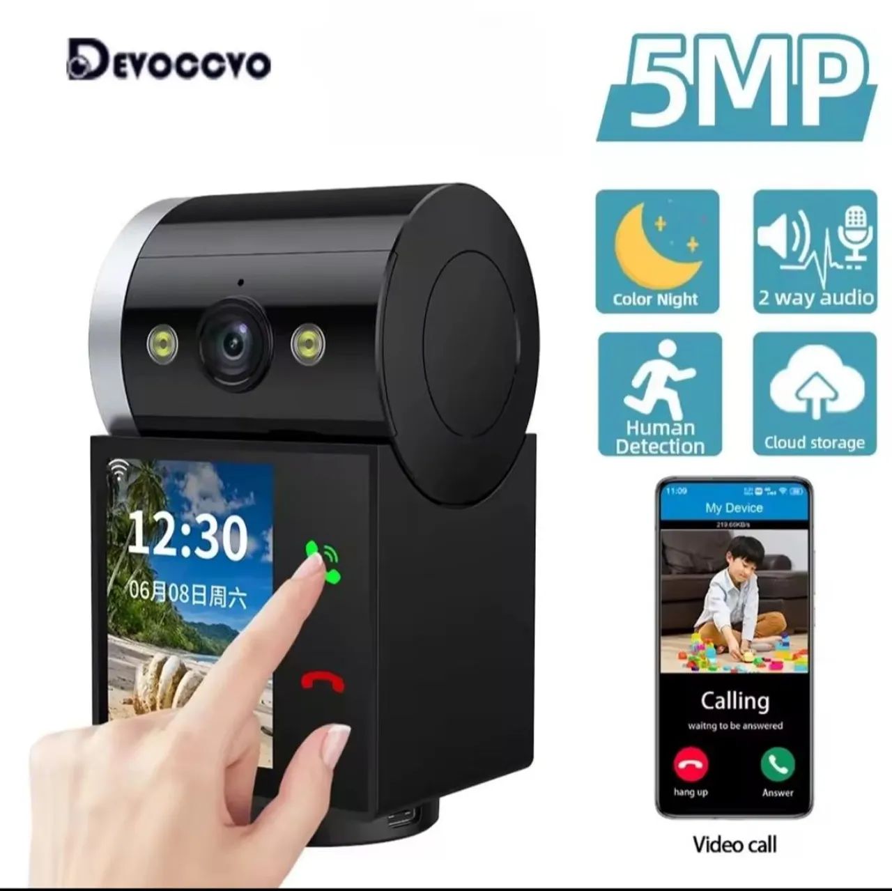 Câmera de segurança IP Wi-fi com função vídeo chamada  - Foto 4
