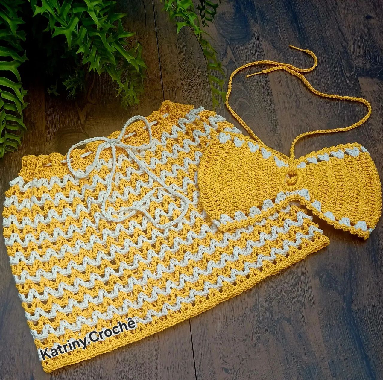 Conjunto em crochê  - Foto 2