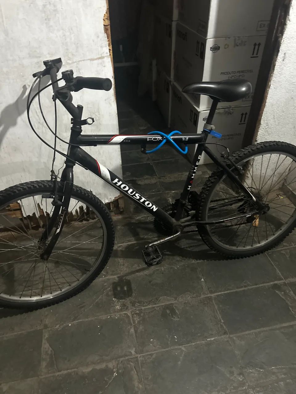 Bicicleta com marcha 