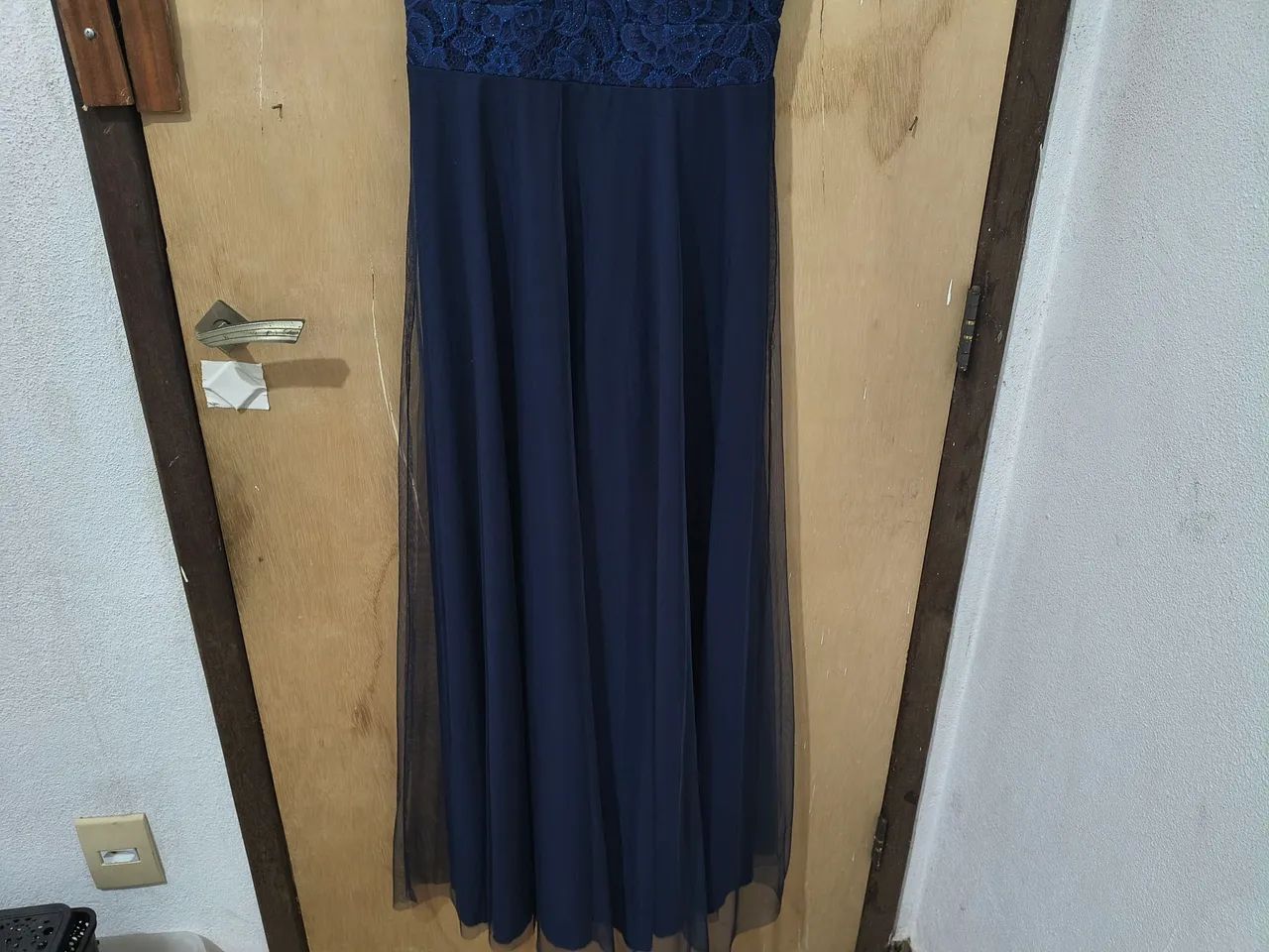 Vestido de Festa Azul Marinho - Foto 4