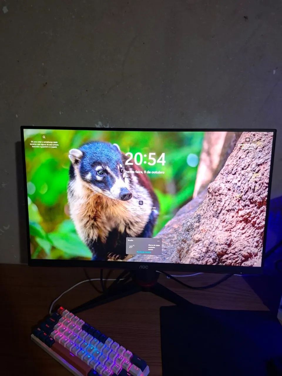 Monitor AOC Hero 165hz 27 polegadas