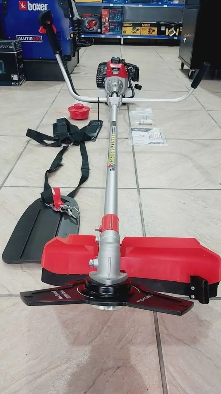 Roçadeira a gasolina 52cc e 2.0hp Completa C/ Acessórios - Toyama (Nova) - Foto 3