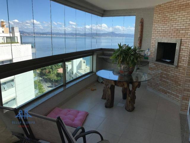 Amplo apartamento mobiliado no joão paulo com linda vista para o mar, 3 suítes, sacada e 3