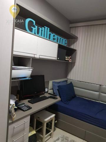 Excelente apartamento em bairro de fátima/jardim camburi 3 quartos - Foto 13