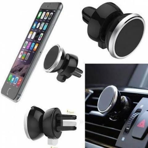 Suporte celular Universal Magnético Ar condicionado Portatil Android celular IPhone - Foto 2