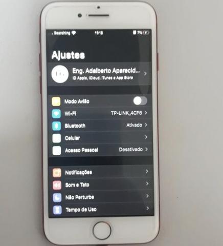 IPhone 7 Red 128 GB - Vendo ou troco