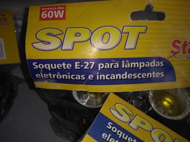 Spot de luz, novo na caixa para uma e duas lampadas - Foto 2