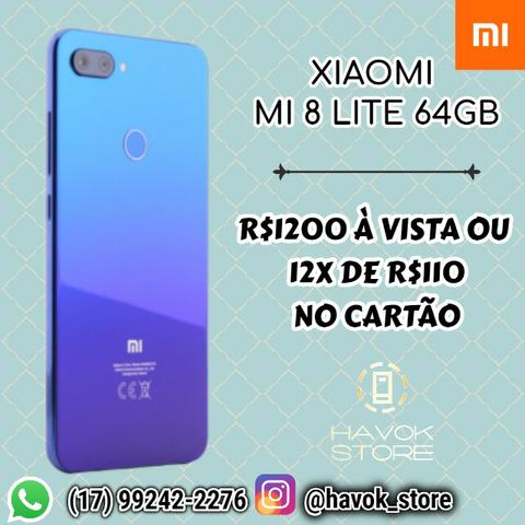 Smartphone Xiaomi Mi 8 Lite 64gb Azul Aurora Lacrado!!!