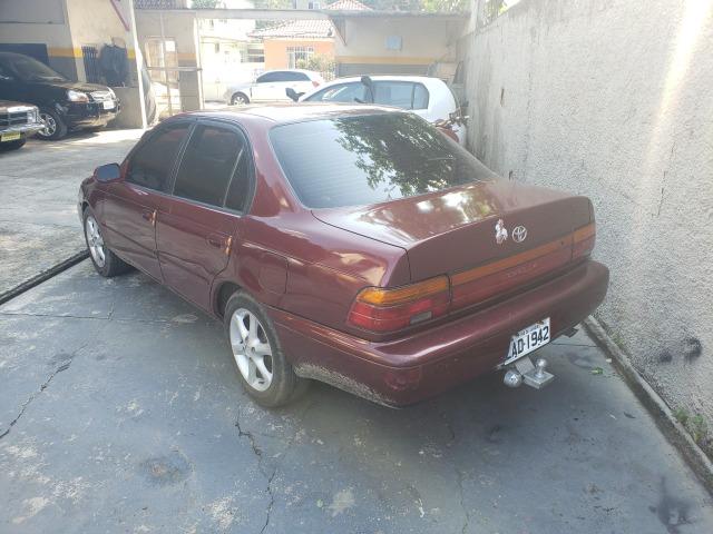 Corolla 94 le 1.8 mec vinho(lindo!)completo+rodas+revisado+novo!!! - Foto 4