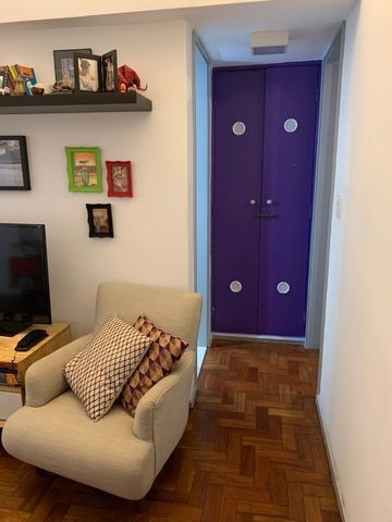 Leblon - Apto com sala, 1 quarto e dependências completas - Foto 3
