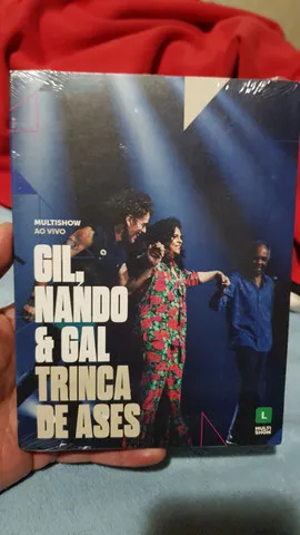 Dvd Duplo Trinca de Ases Gil Nando & Gal Multishow ao Vivo Lacrado