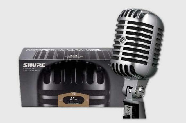Microfone Shure 55SH Series II Vintage Lojas Cheiro de Música - Foto 4