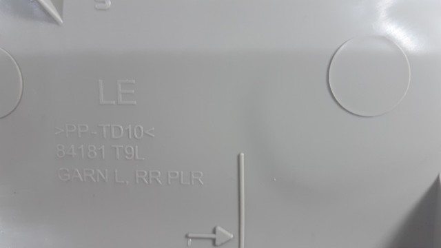 Acabamento Da Coluna Traseira Esquerda Honda City 2016 - Foto 3