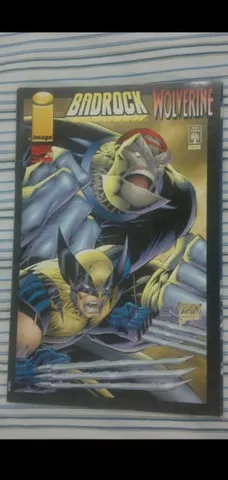 Badrock e Wolverine anos 90 Rara HQ Quadrinhos