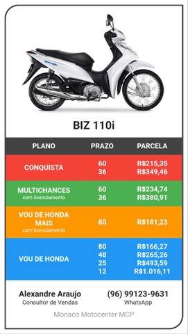 MOTO BIZ 110I MODELO 2021