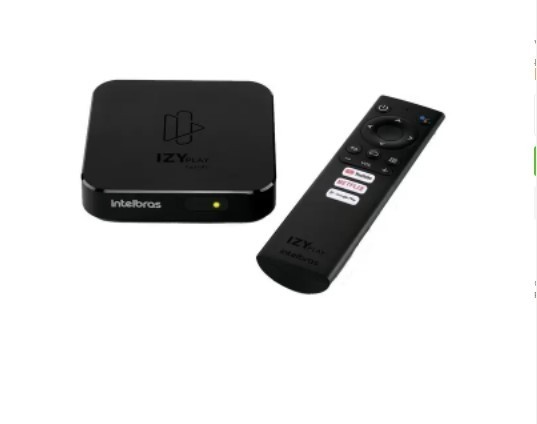 Intelbras Smart Box Izy Play Android, HDMI, Bluetooth 4.2, Wi-Fi, Preto 