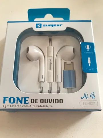 Fone tipo C novo zerado na caixa