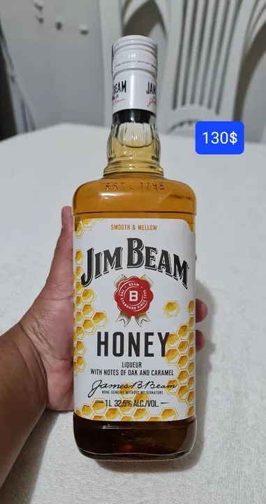 Whisky Jim Beam Honey de 1 litro original