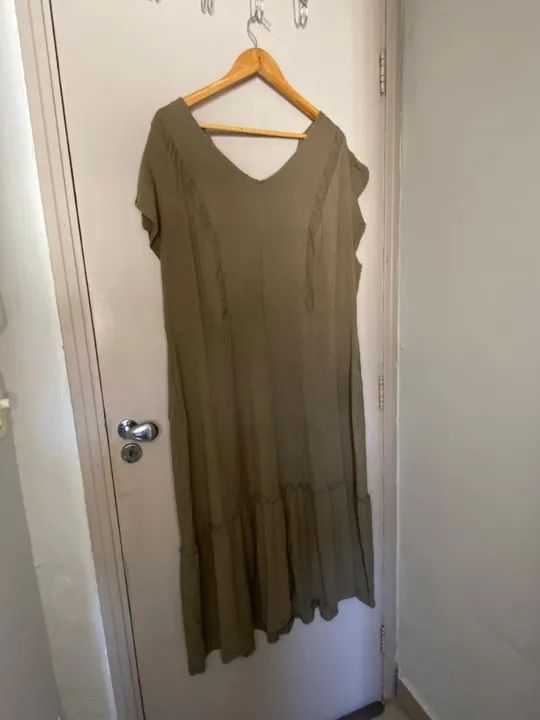 Vestido longo verde