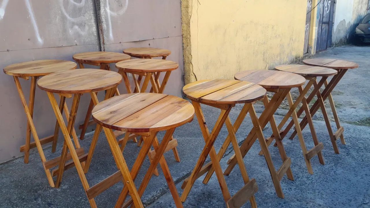 Mesas bistrô e Banquetas dobráveis  - Foto 2