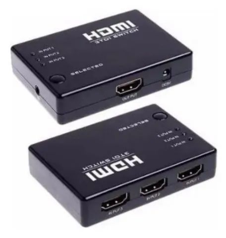 Switch chaveador Hdmi 3 Entradas e 1 Saída com Controle Remoto | Expande as portas HDMI - Foto 2